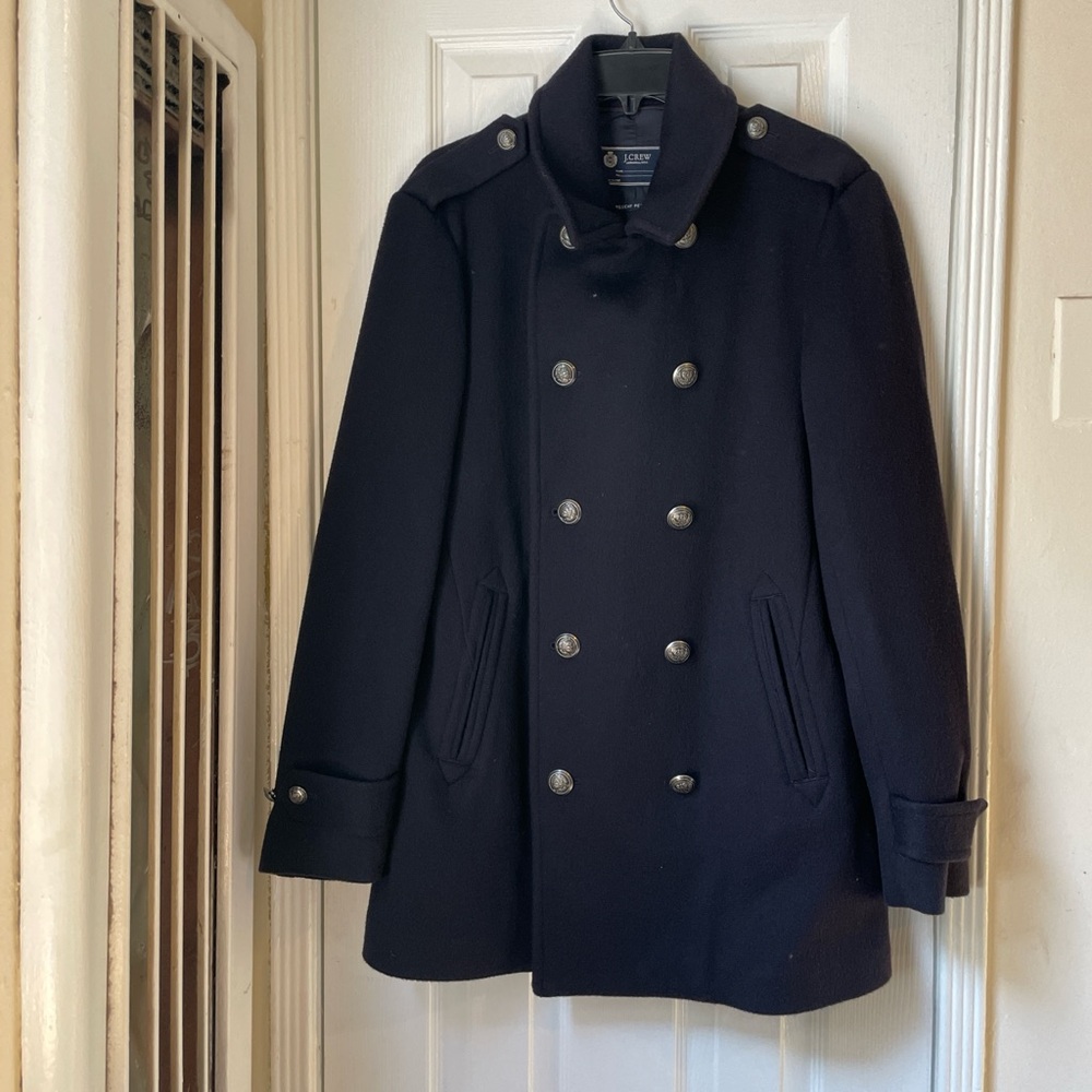 Men's Navy J.Crew Peacoat